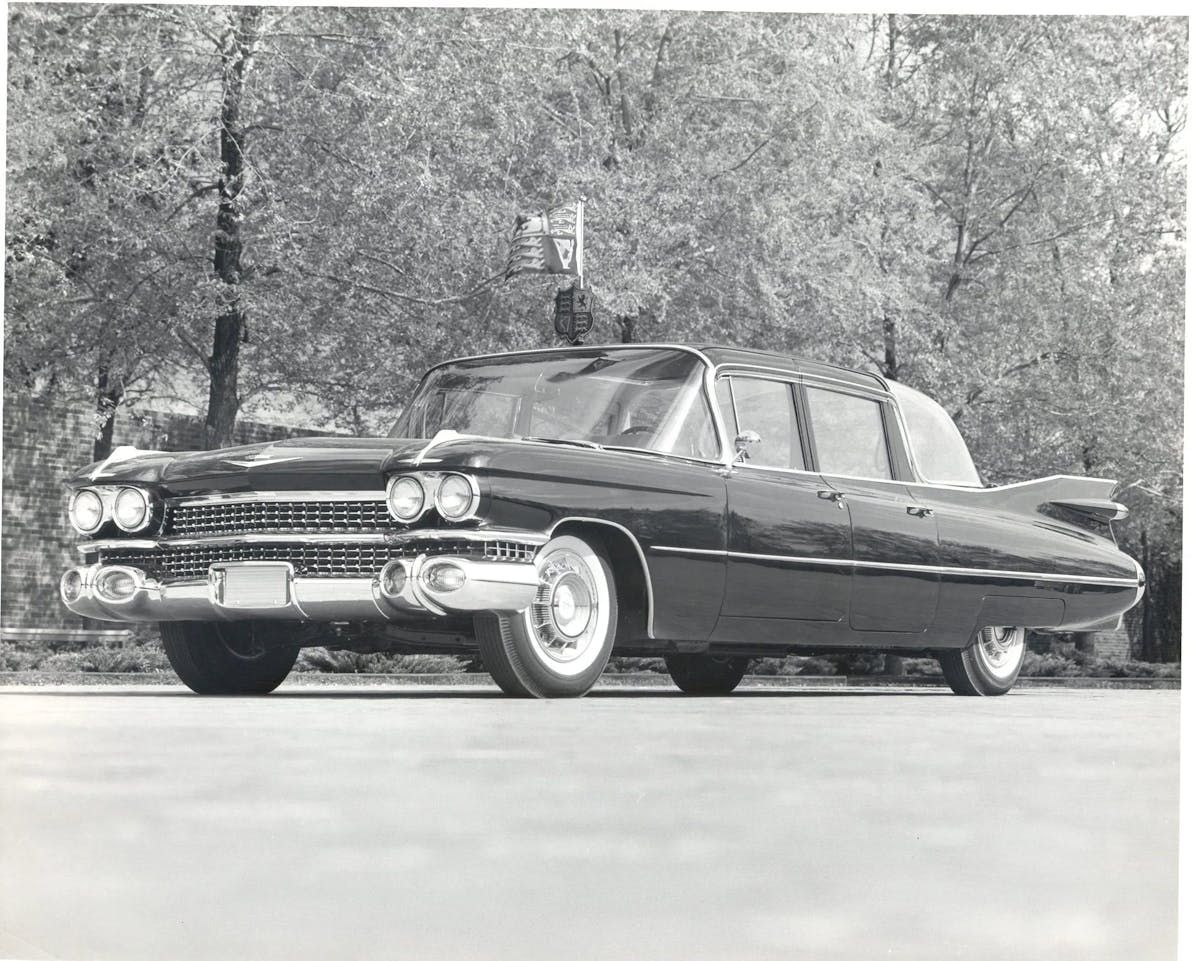 cadillac-king A Royal Cadillac: Custom 75 Series Cadillac Fleetwood limousine