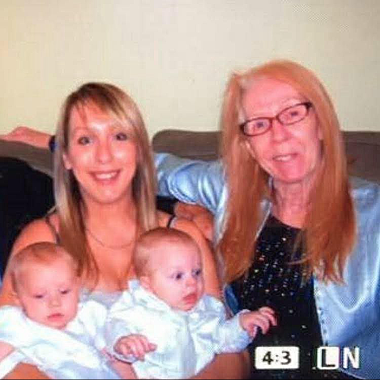  brittany stockley (left) with her mother, deane, and her twins, john and joey. supplied