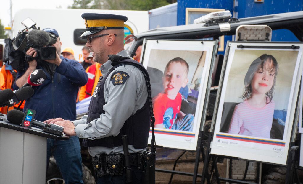Staff Sergeant Curtis MacKinnon announces that the search for missing Pictou Country children, Lily and Jack Sullivan, is being scaled back on Wednesday, May 7, 2025. Staff Sergeant Curtis MacKinnon announces that the search for missing Pictou Country children, Lily and Jack Sullivan, is being scaled back on Wednesday, May 7, 2025.