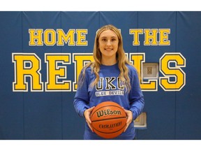 SRHS graduate Chloe Goucher will be suiting up for the University of Kings College Blue Devils basketball team this fall. Contributed