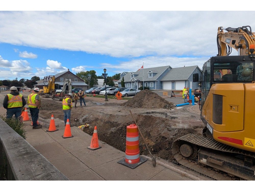 Construction project on Pictou's Caladh Avenue underway
