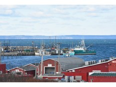 Looking onto the fishing wharf in Meteghan in the Municipality of Clare. TINA COMEAU