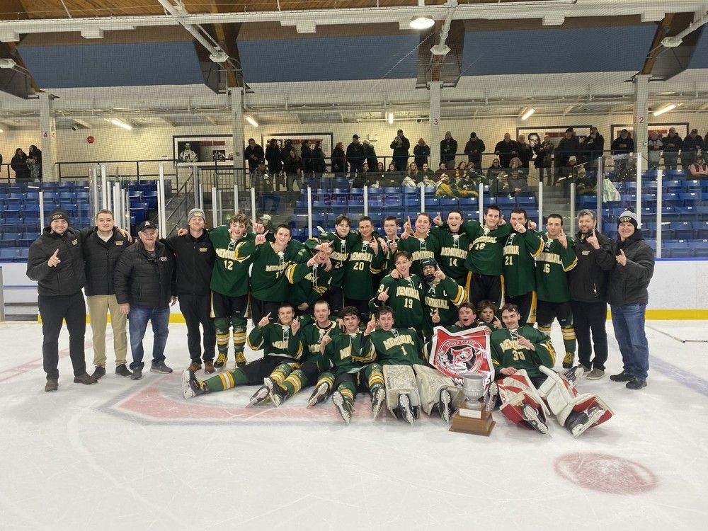 The Memorial Marauders captured the Panther Classic high school hockey tournament championship on Sunday, defeating the Riverview Ravens 4-2 in the final game at Miners Forum in Glace Bay. Members of the team, not in order, Jasper Allain, Jackson Devoe, Andrew Forrest, Jackson Gerrow, Parker Gillam, Owen Giorno, Owen Gracie, Hayden Hawkins, Levi Hull, Nolan Jessome, Landen Leyte, Maxx Morrison, Nole Murray, Eric Power, Marcus Rendell, Noah Tremblett, Colby Viva, Jack Viva, Tristan Walker and Maddox Carey (affiliate player). The team's staff include Jacob Jessome (head coach), Adam Daye (assistant coach), Scott MacInnis (assistant coach and equipment manager), Will Lawless (assistant coach and trainer), Kevin Stairs (goaltender coach), Bernice Osmond (manager) and Teddy Coleman (teacher liaison). CONTRIBUTED