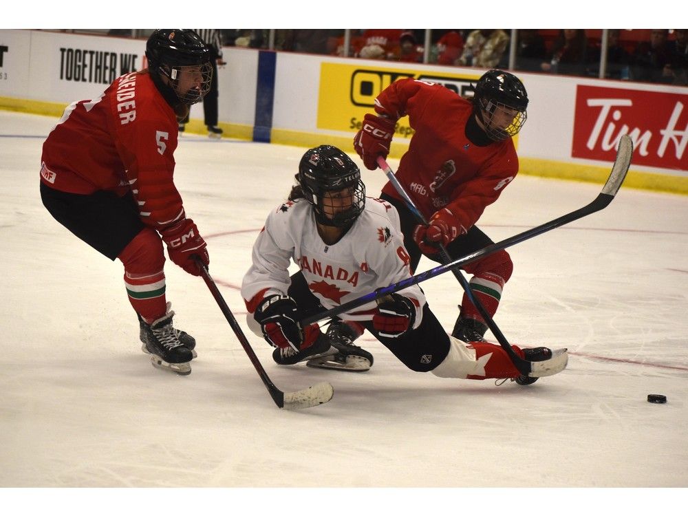Offensive explosion: Canada hands Hungary its biggest defeat at U18 women’s world hockey championship in Membertou