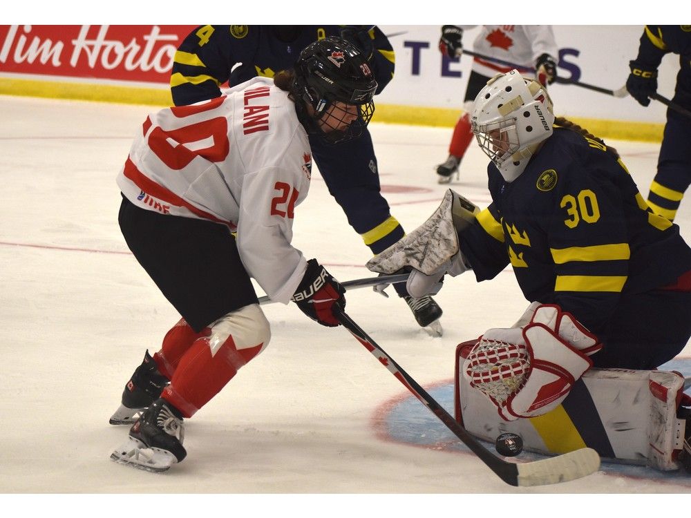 U18 Women's World Hockey Championship: Canada beats Sweden to secure top spot in Group A, will play Finland in quarterfinal game