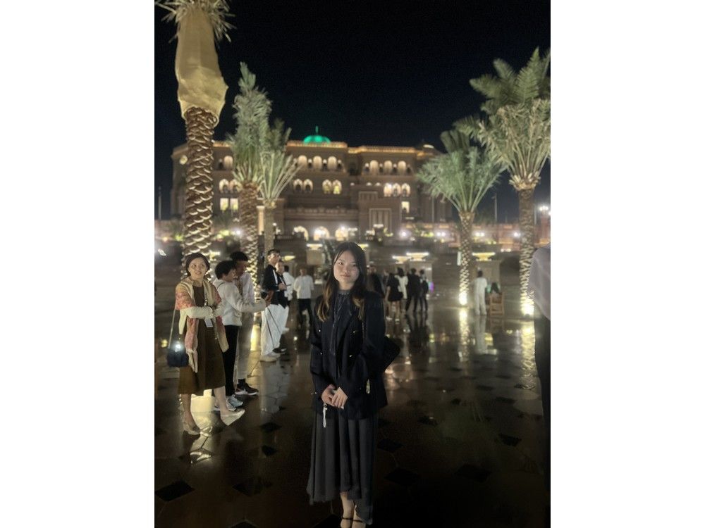 Cape Breton student youth ambassador at Abu Dhabi Sustainability Week 2026