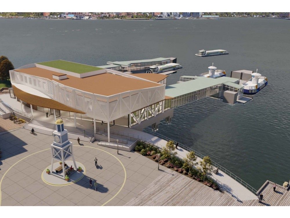A design for the Mill Cove ferry terminal in Bedford.
