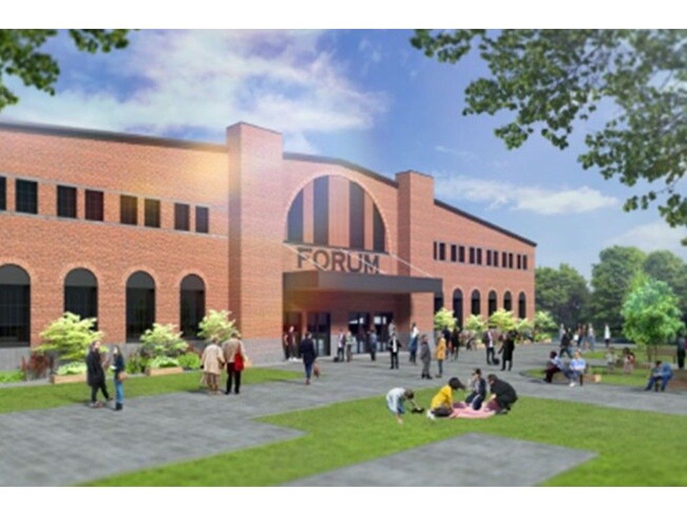 Design plans for a redeveloped Halifax Forum from 2022.