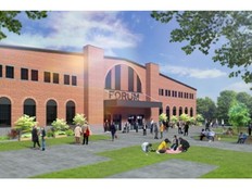 Design plans for a redeveloped Halifax Forum from 2022.