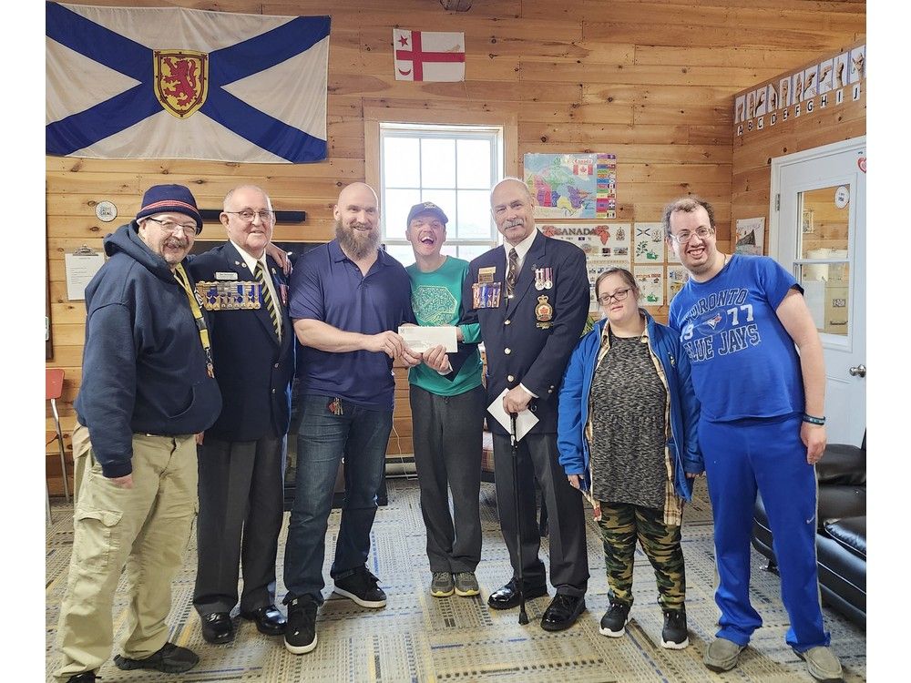 Big hearts at Yarmouth Life Skills support Wedgeport Legion's community bed loan program