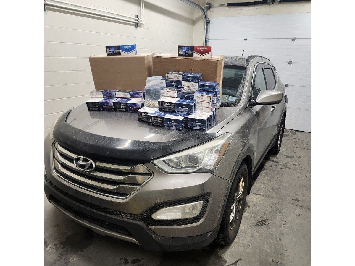 Cape Breton traffic stop leads to seizure of illegal tobacco, cannabis
