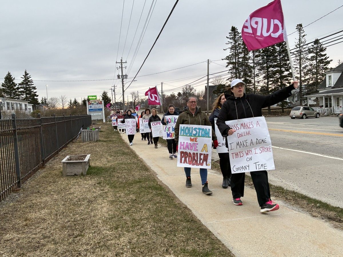 ‘All we are asking for is a fair living wage’: CUPE long-term care workers strike in Shelburne County
