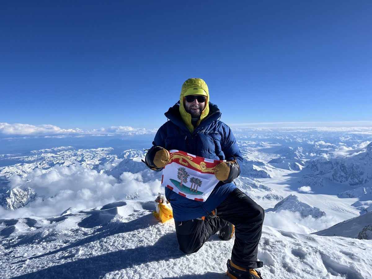 Darcy Murnaghan, a native of Tarantum, P.E.I., had his picture taken on the top of Mount McKinley in Alaska, the highest elevation in North America. The four-member team started their 20,000-foot club in late May 2026 and finished 17 days later on June 10. The team spent 30 minutes alone on top of the mountain.