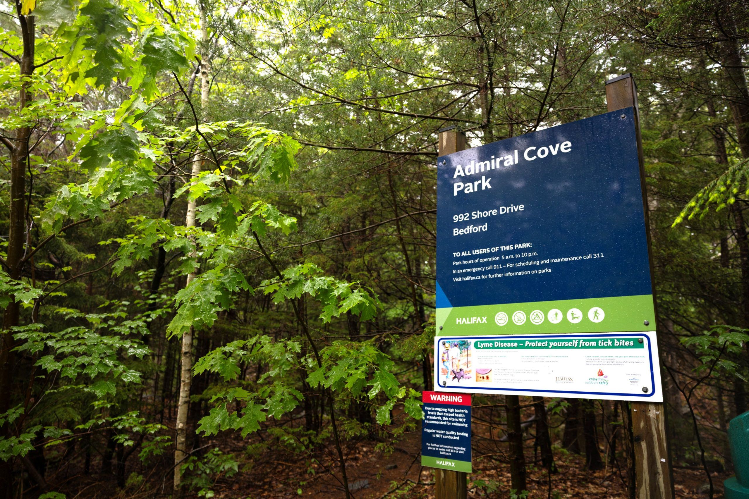 The Department of National Defence will install 'no trespassing' signage long the western perimeter of the Canadian Forces Ammunition Depot (CFAD) Bedford property to restrict access from Admiral Cove Park.