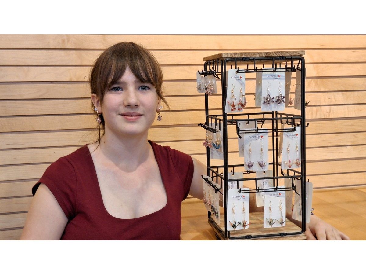 Young entrepreneurs build summer work from paper cranes, berries and big ideas