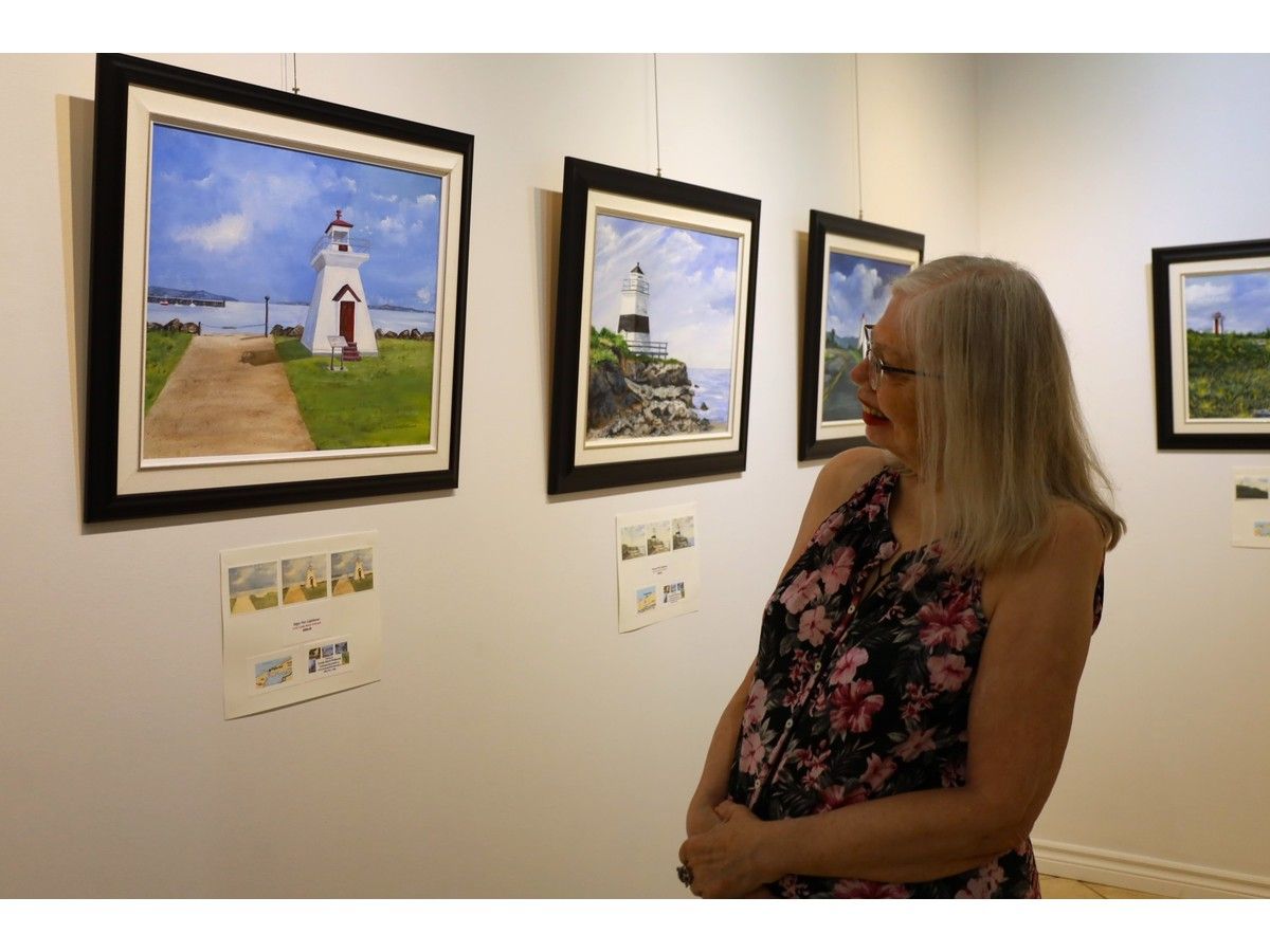 How lighthouses became a muse for this Hilden artist