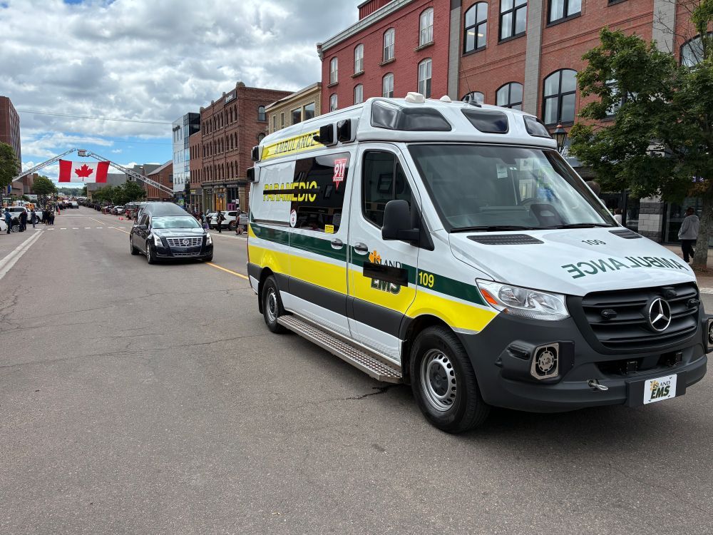 Family and friends gather at funeral service for fallen P.E.I. paramedic