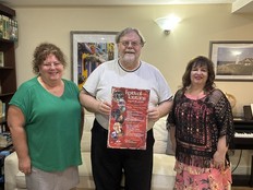 (Left to right) Vicki Moore, Greg Dickson, and Kimberly Dickson are organizing this year's Festival of the Tartans in New Glasgow. The festival will take place at the Scott W. Weeks Sports Complex on Park Road from Aug. 13 to 16. MATTHEW BAMBRICK