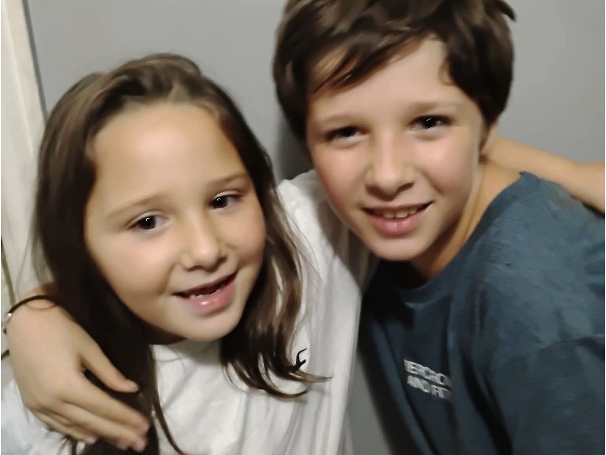 Alice Williams alongside her brother. As a result of a medical condition, Alice may no longer be able to attend the after school program her mother says is one of the few places that have accommodated her. SUPPLIED
