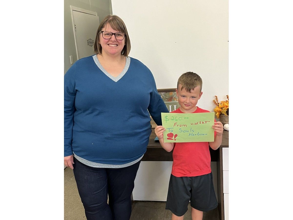 Cape Breton child donates lemonade money to support his community