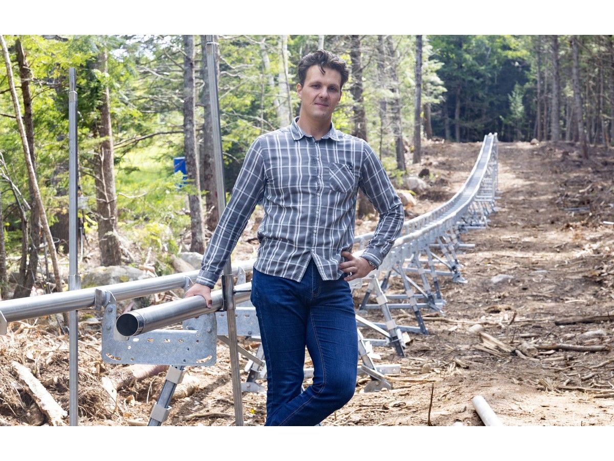 Mountain coaster, a first in Atlantic Canada, set to open soon at Ski Martock