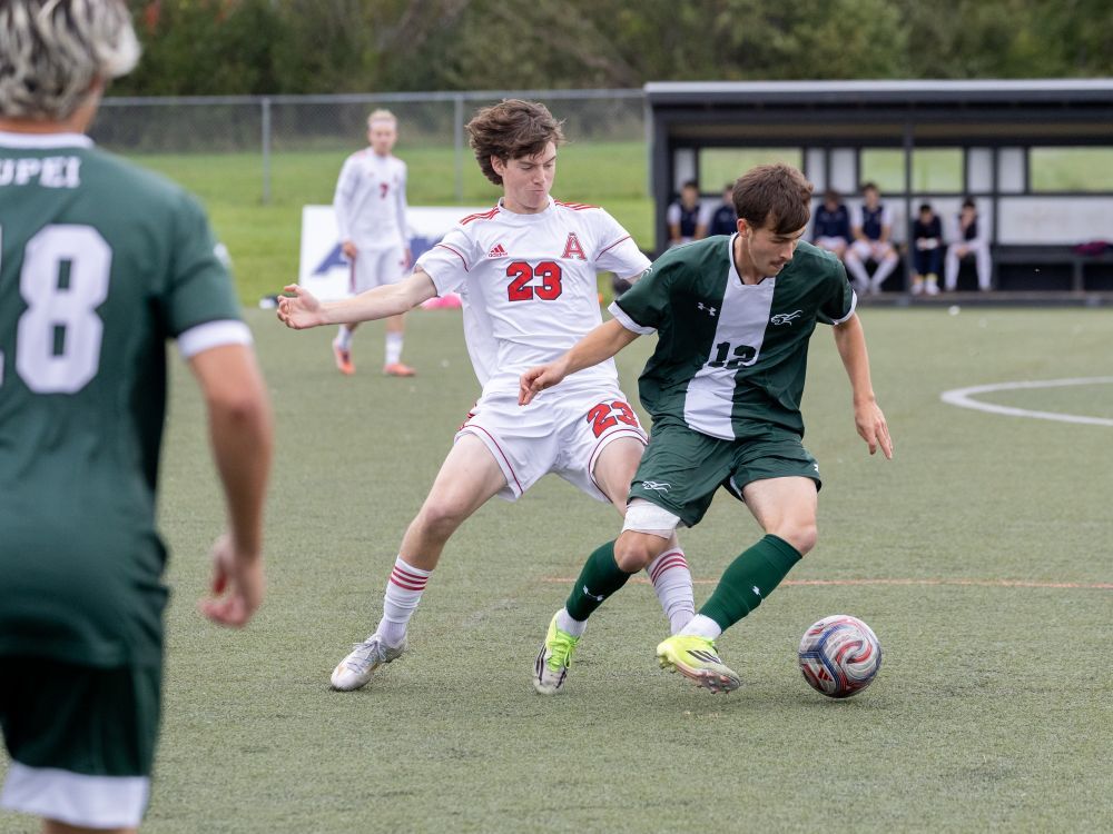 UPEI men’s soccer team in first place