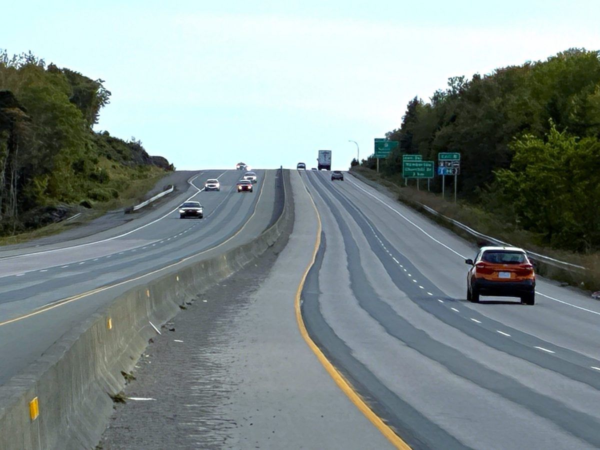 Highway 125 westbound