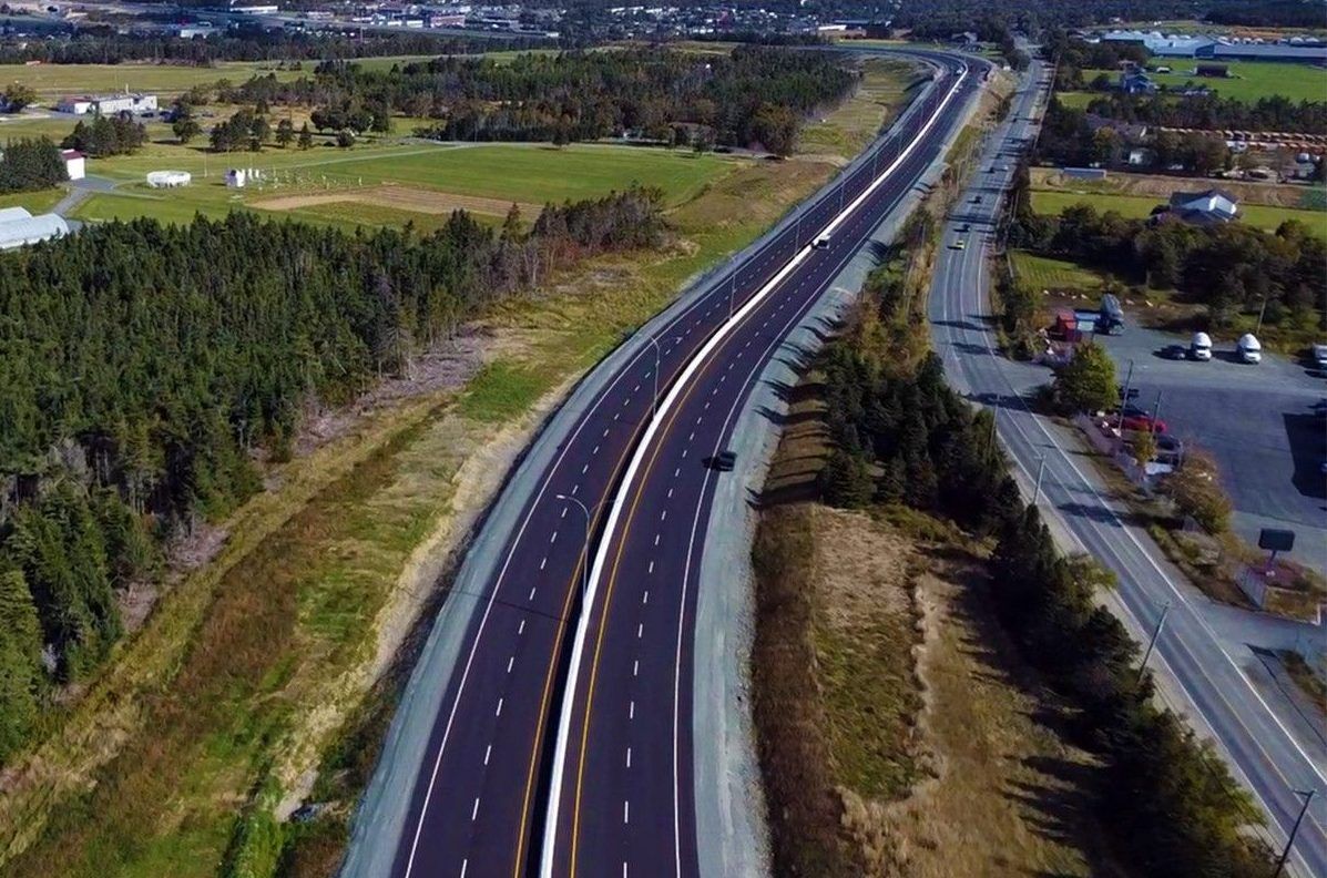 The Team Gushue Highway as it sits next to Brookfield Road.
