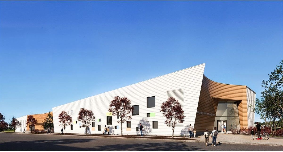 An artist's rendering of the New Dawn Youth and Family Centre.
