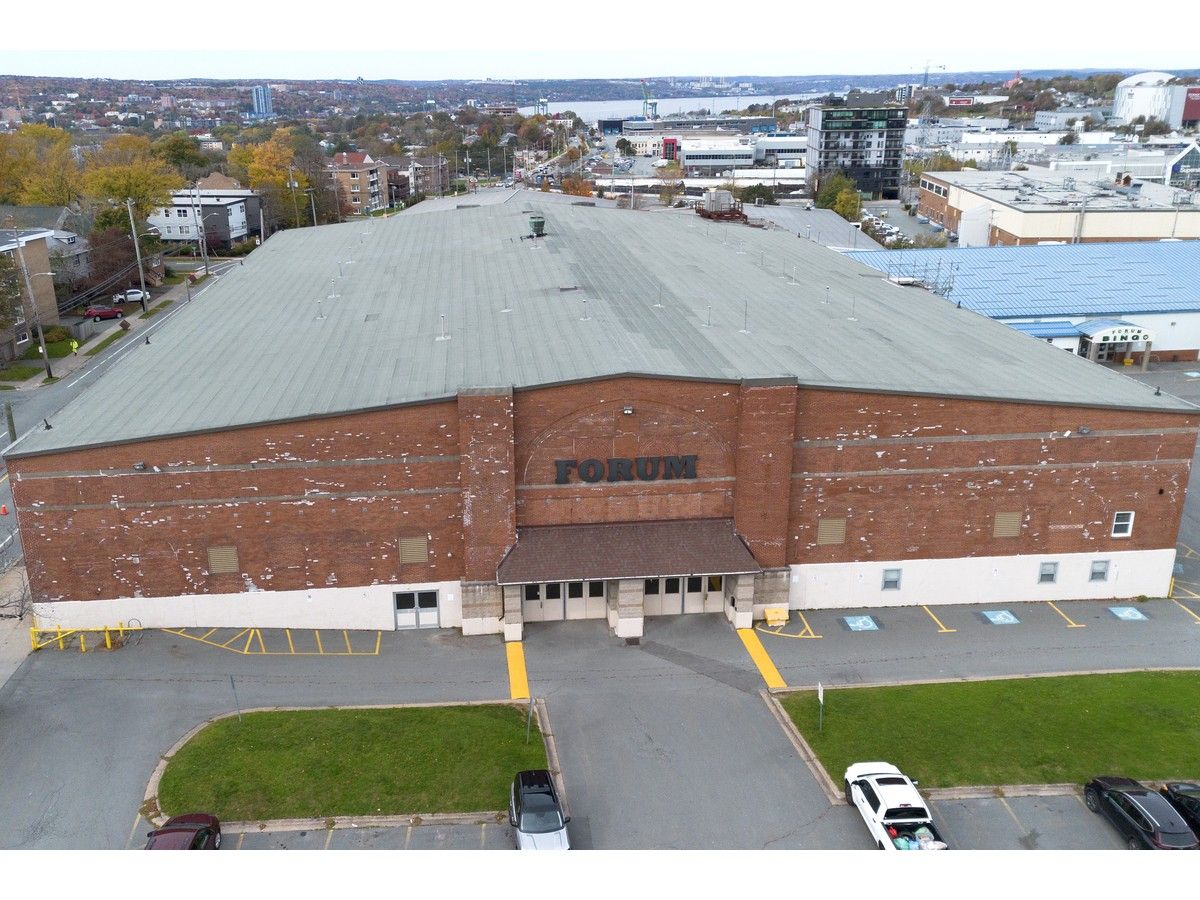 A drone photo of the Halifax Forum on Tuesday, Oct. 20, 2026.