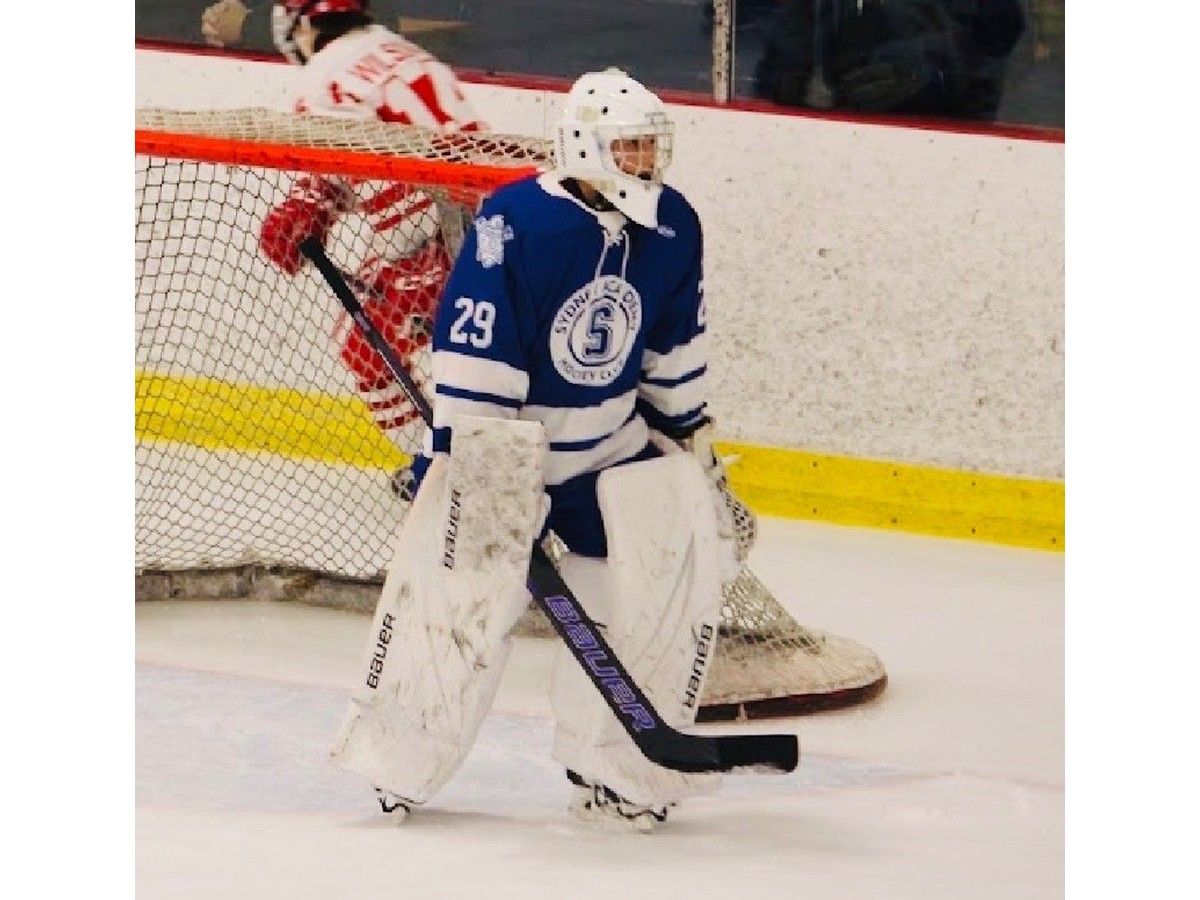Cailex Tournidis of the Sydney Academy Wildcats has faced 210 shots in three games in the Cape Breton High School Hockey League. He's stopped 187 shots during that timeframe. CONTRIBUTED