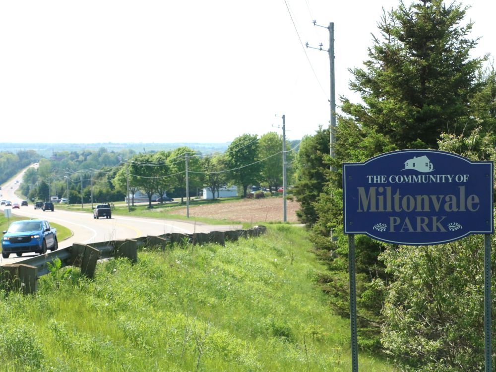 Miltonvale Park community sign