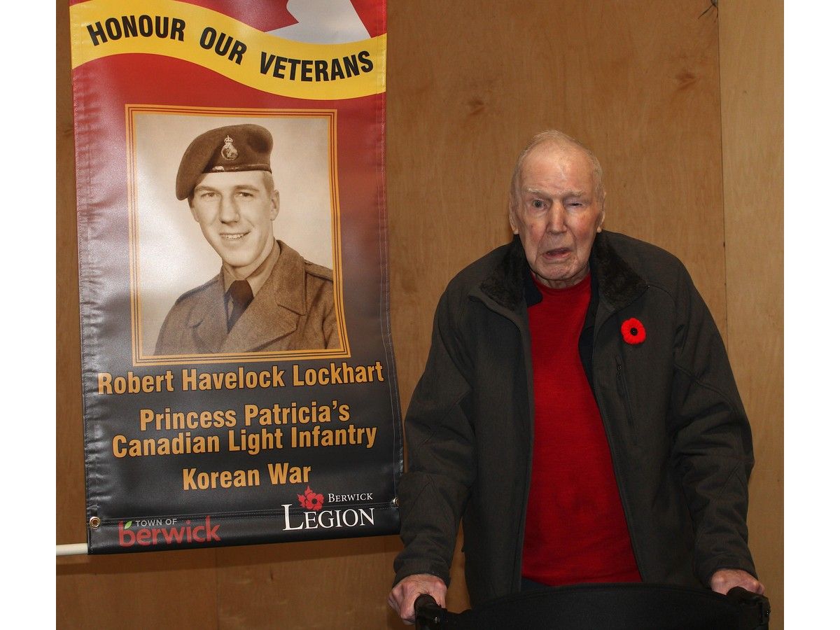 Berwick veterans' banners