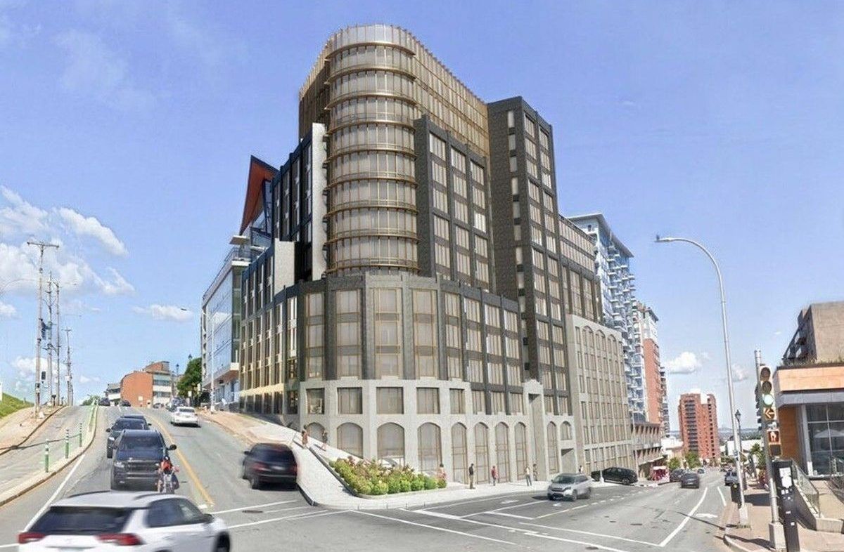Council approved bylaw amendments for this residential development that is now under construction at the corner of Gottingen and Bruswick Streets in downtown Halifax.
