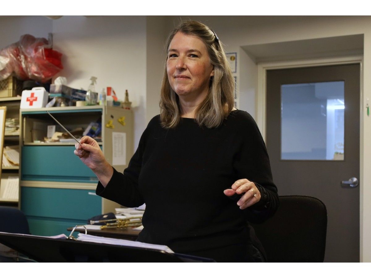 Holly Hartlen said she looks forward to the opportunity to be part of the Truro Concert Band's history as its new musical director.