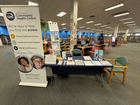 The Pictou County Community Health Centre is visiting various public locations, such as the New Glasgow Library, to provide free health check-ins for community members ages 25-55. KELLY MATTHEWS