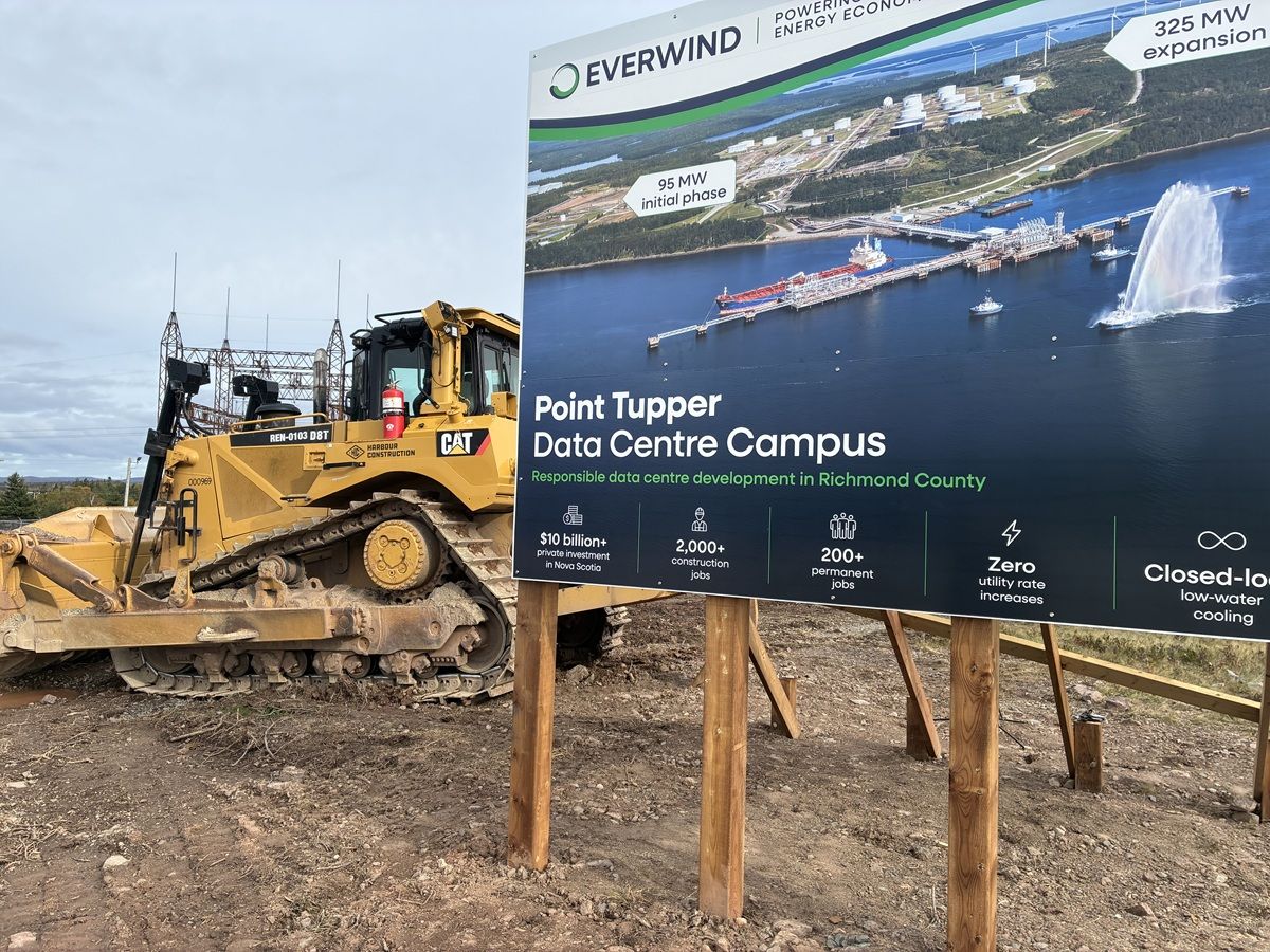point tupper construction hydrogen data centre