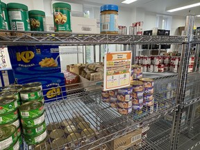 Brunswick Street Mission operates a choice model food bank, which allows clients to pick their own groceries.
