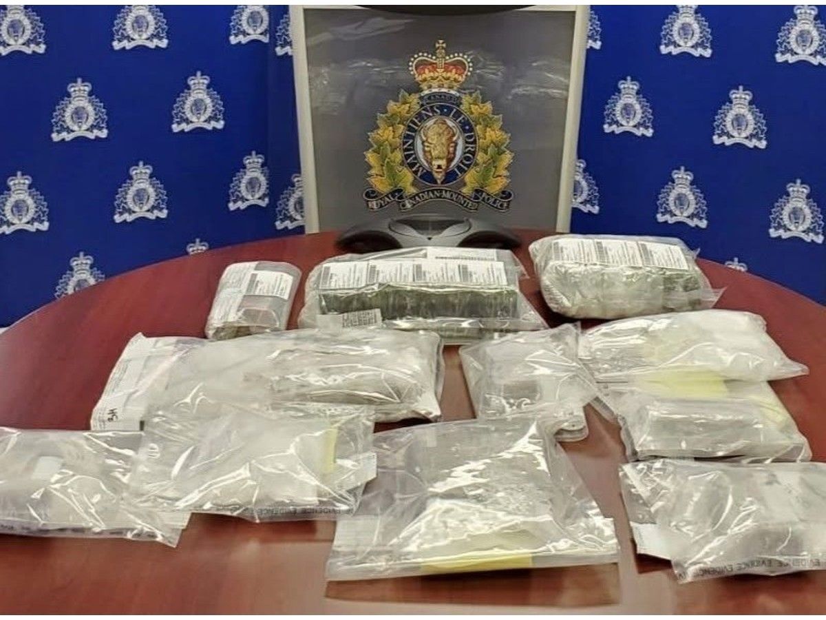 Cocaine seized by the RCMP from a modified secret compartment in a pickup as part of Project Bootstrap in 2021.