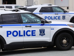 Halifax Regional Police arrested a woman after fleeing from police following a hit-and-run collision on Sunday night in Halifax.