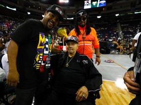 The BIG3 is a 3-on-3 basketball league featuring retired professional players, co-owned by Ice Cube and Jeff Kwatinetz.