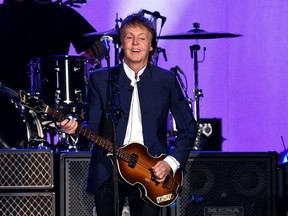 FILE: Paul McCartney performs during Desert Trip at the Empire Polo Field on October 15, 2016 in Indio, Calif. /