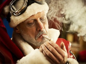 In 2020, Santa smokes pot. /