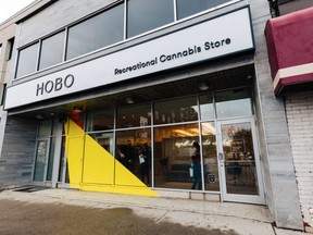 FILE: Hobo Cannabis Company’s Centretown location in Ottawa.