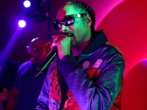 FILE: Snoop Dogg performs during the Strong Outdoor launch party on Jan. 22, 2020 in New York City.