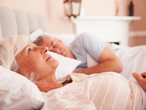 Seniors are at higher risk for developing insomnia.