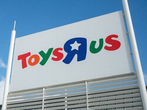 FILE: A general view of the exterior of a branch of the toy store Toys R Us on Sept. 19, 2017 in Luton, England.