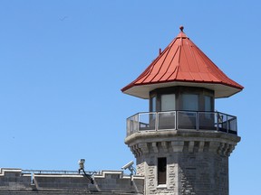 One of the watch towers at Collins Bay Institution