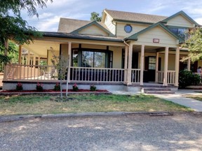 The custom-built house is located in Merced County, about two hours from San Francisco.