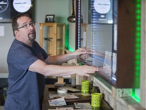 Pot Shack owner Geoff Conn is one of several local cannabis retailers who asked city council for a limit on the number of new stores permitted to open beginning this fall.